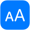 Text Size Logo